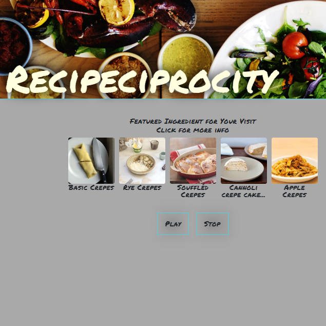 Recipeciprocity Hero Image
